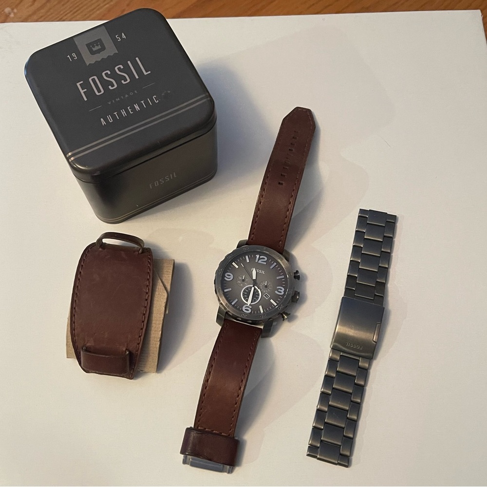 Fossil Men’s Watch with 2 bands